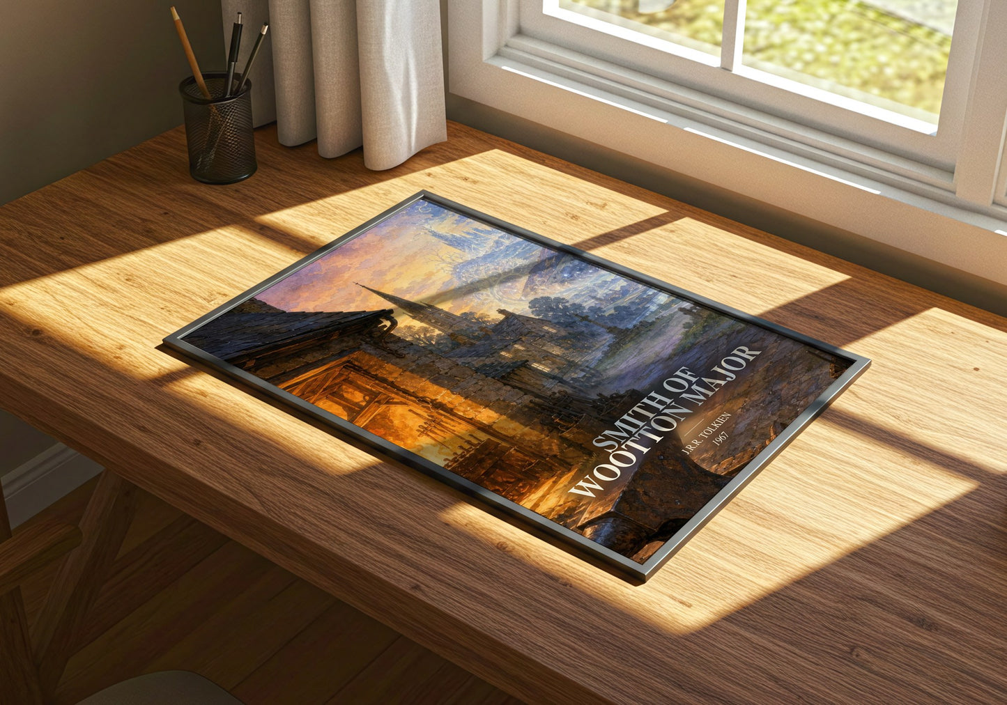 Smith Of Wootton Major watercolour book poster framed on wall – fantasy wall art