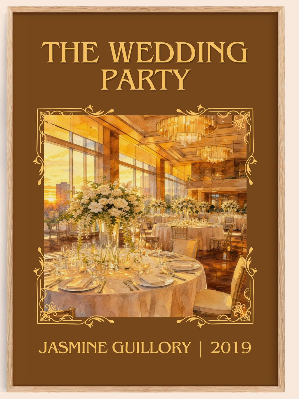 The Wedding Party Classic Book Art Print by Jasmine Guillory – book poster