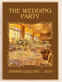 The Wedding Party Classic Book Art Print by Jasmine Guillory – book poster