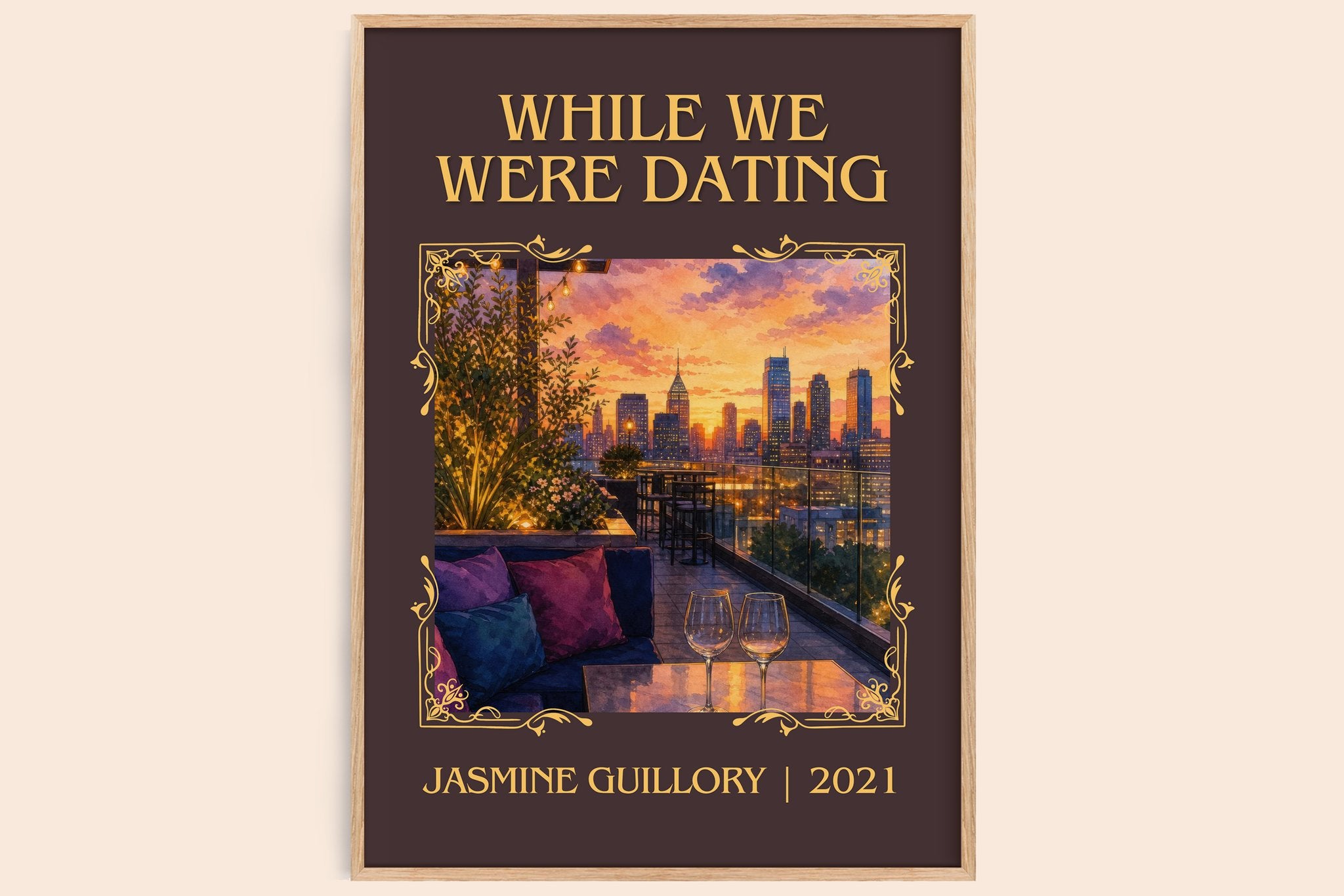 While We Were Dating Classic Book Art Print by Jasmine Guillory