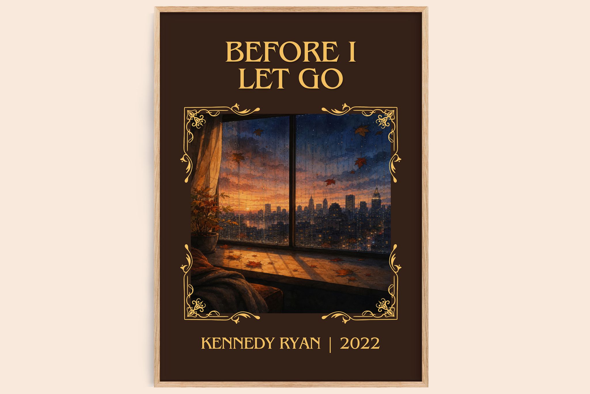 Before I Let Go Classic Book Art Print by Kennedy Ryan