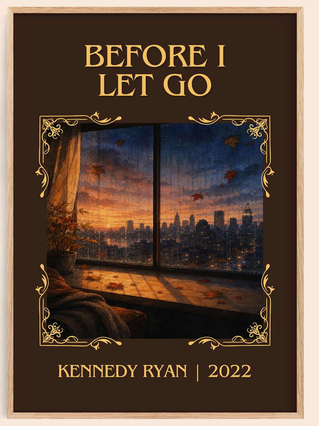 Before I Let Go Classic Book Art Print by Kennedy Ryan – book poster