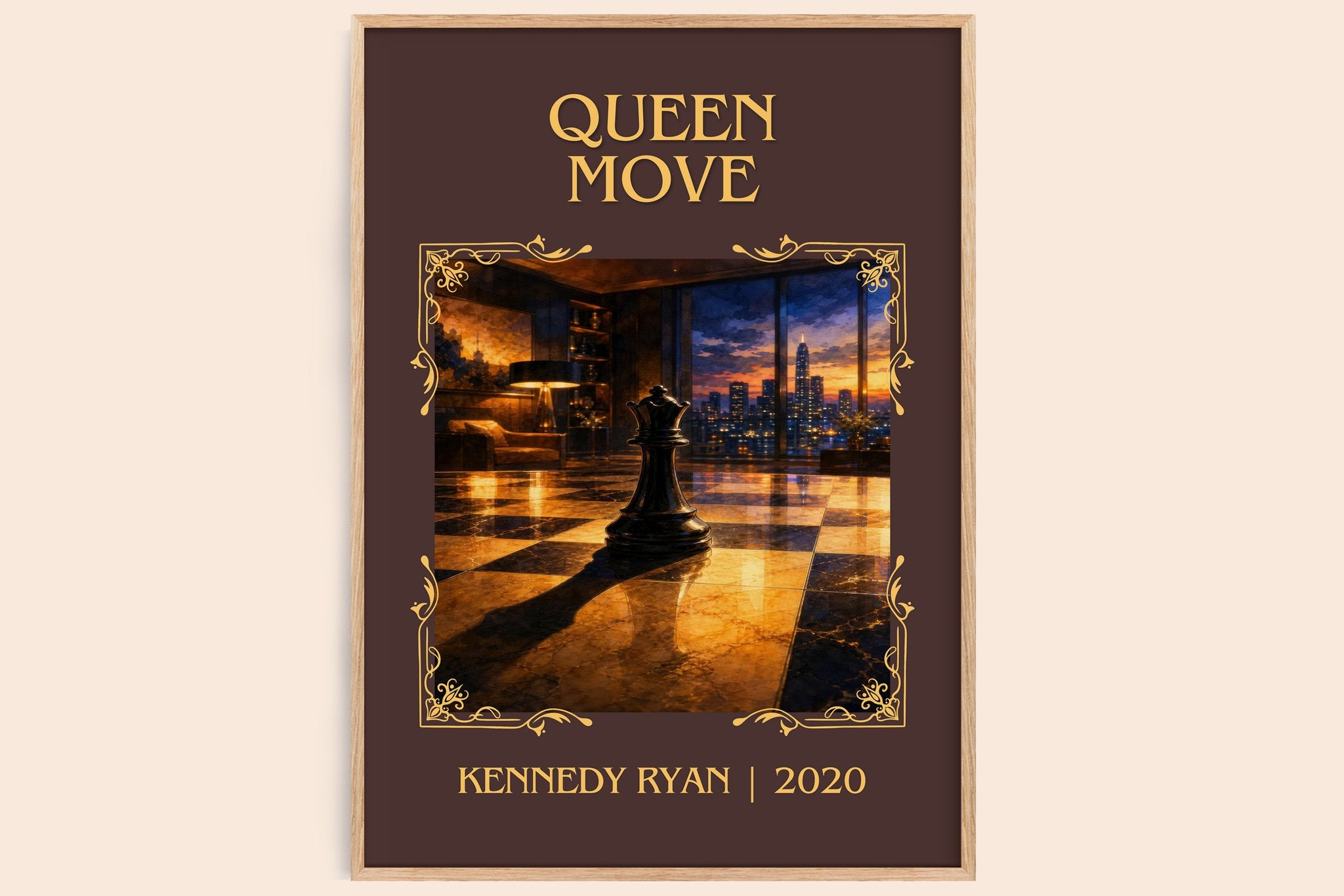 Queen Move Classic Book Art Print by Kennedy Ryan