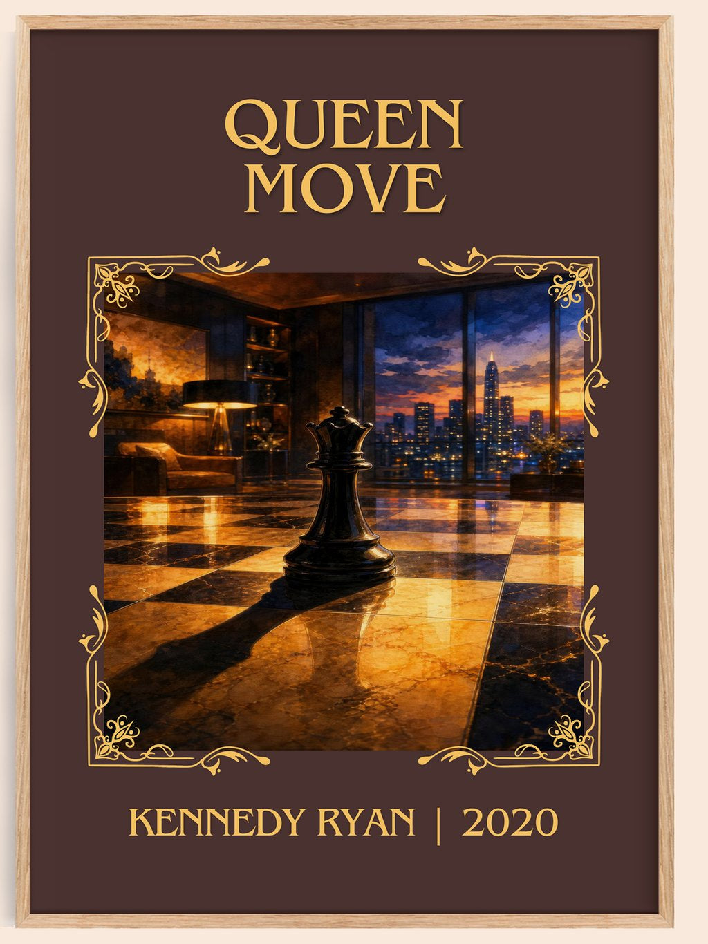 Queen Move Classic Book Art Print by Kennedy Ryan – book poster