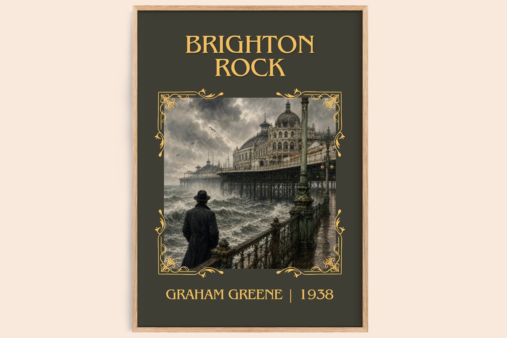 Brighton Rock Classic Book Art Print by Graham Greene