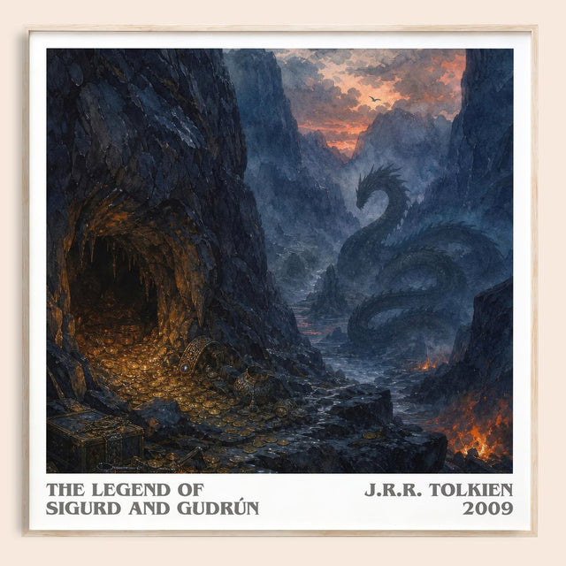 The Legend Of Sigurd And Gudrún Literary Art Print by J.R.R. Tolkien