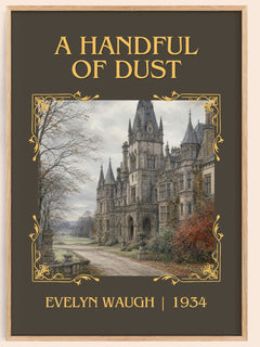 A Handful of Dust Classic Book Art Print by Evelyn Waugh – book poster