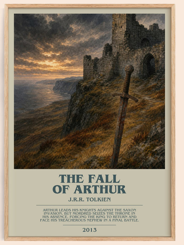 The Fall Of Arthur Bookish Wall Art by J.R.R. Tolkien