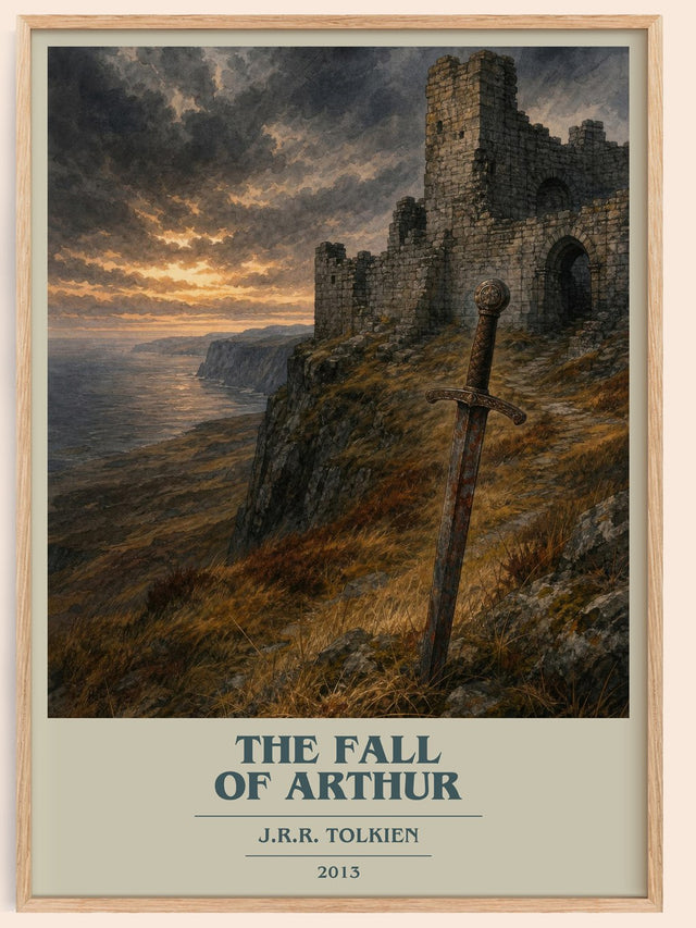 The Fall Of Arthur Book Cover Poster by J.R.R. Tolkien