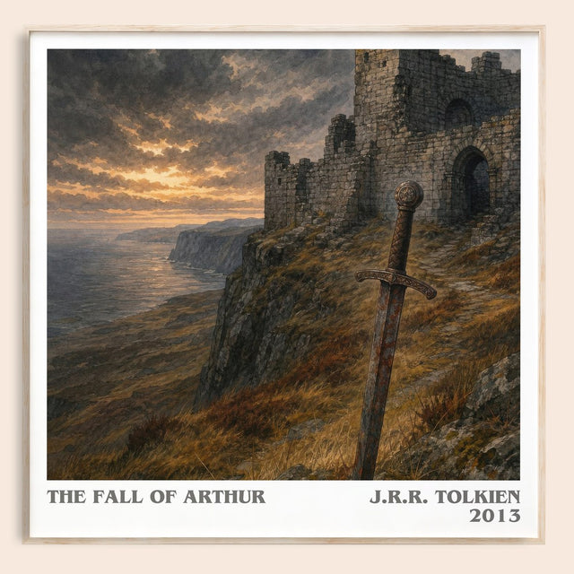The Fall Of Arthur Literary Art Print by J.R.R. Tolkien