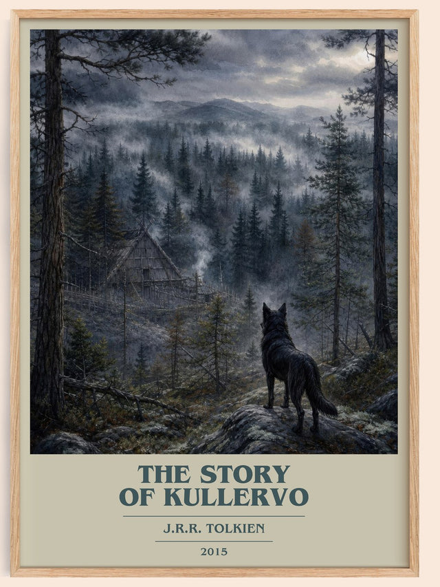 The Story Of Kullervo Book Cover Poster by J.R.R. Tolkien