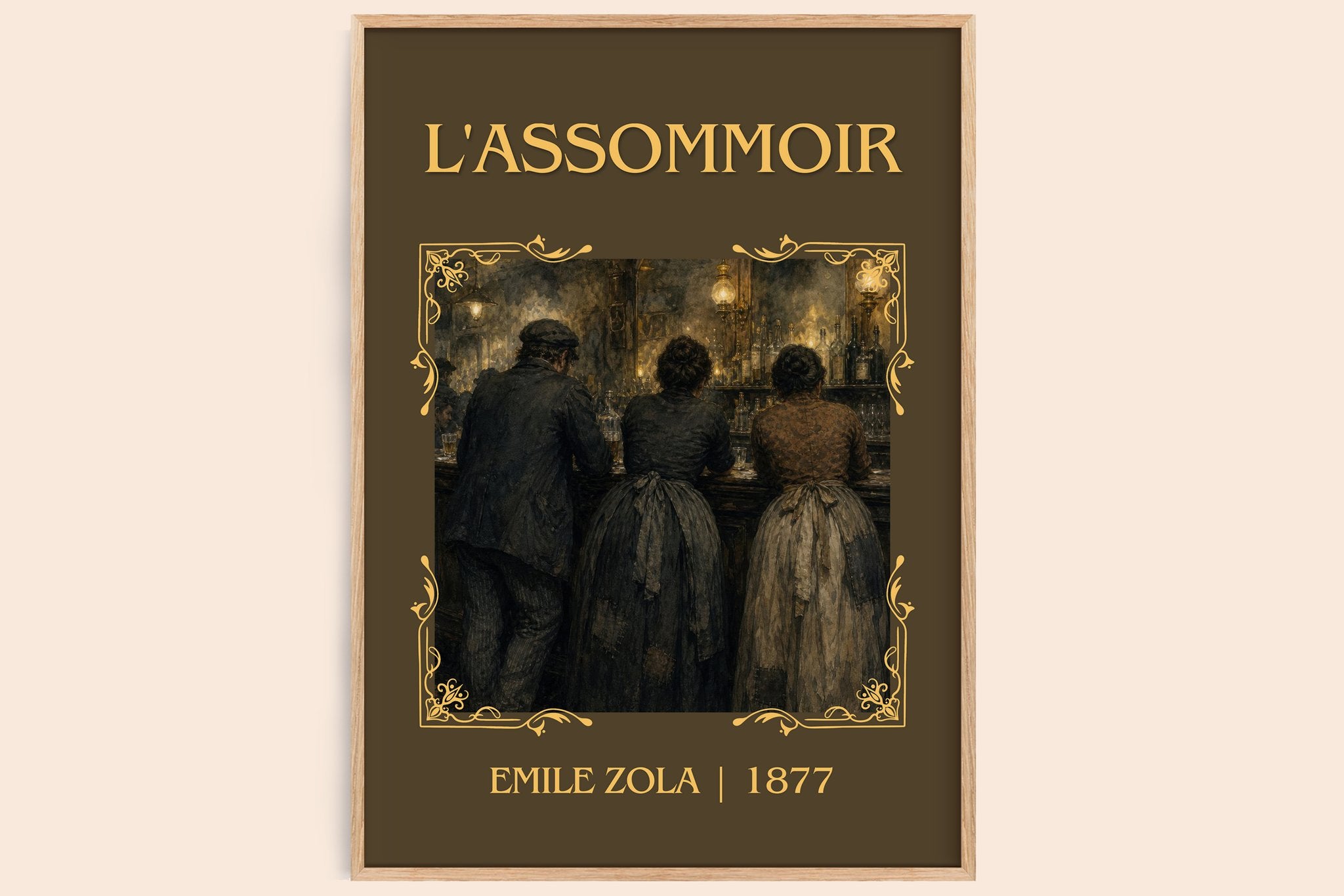 L'Assommoir Classic Book Art Print by Émile Zola