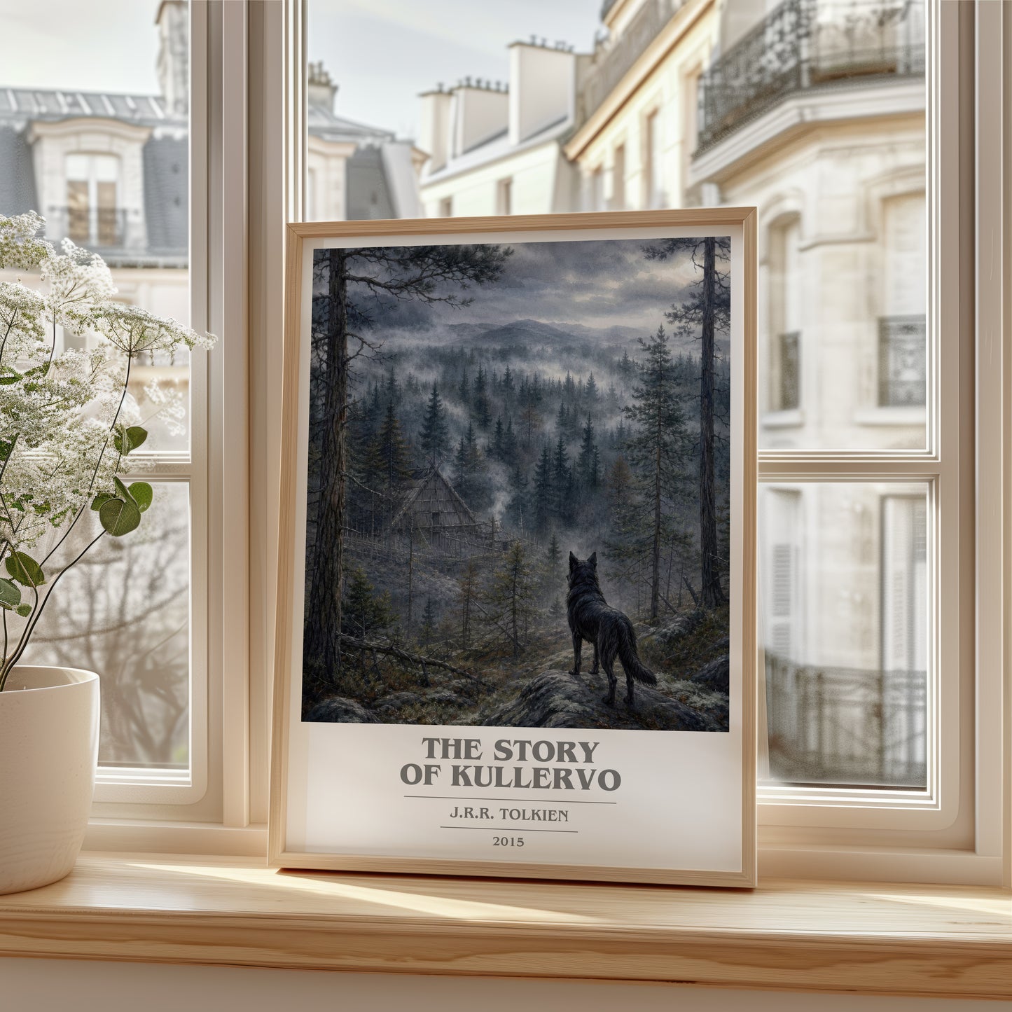 The Story Of Kullervo book cover poster colour and style options – J.R.R. Tolkien book art