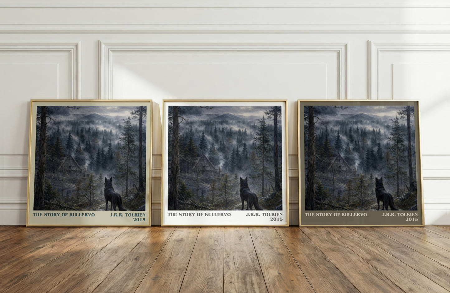 The Story Of Kullervo literary art print colour and style options – J.R.R. Tolkien book art