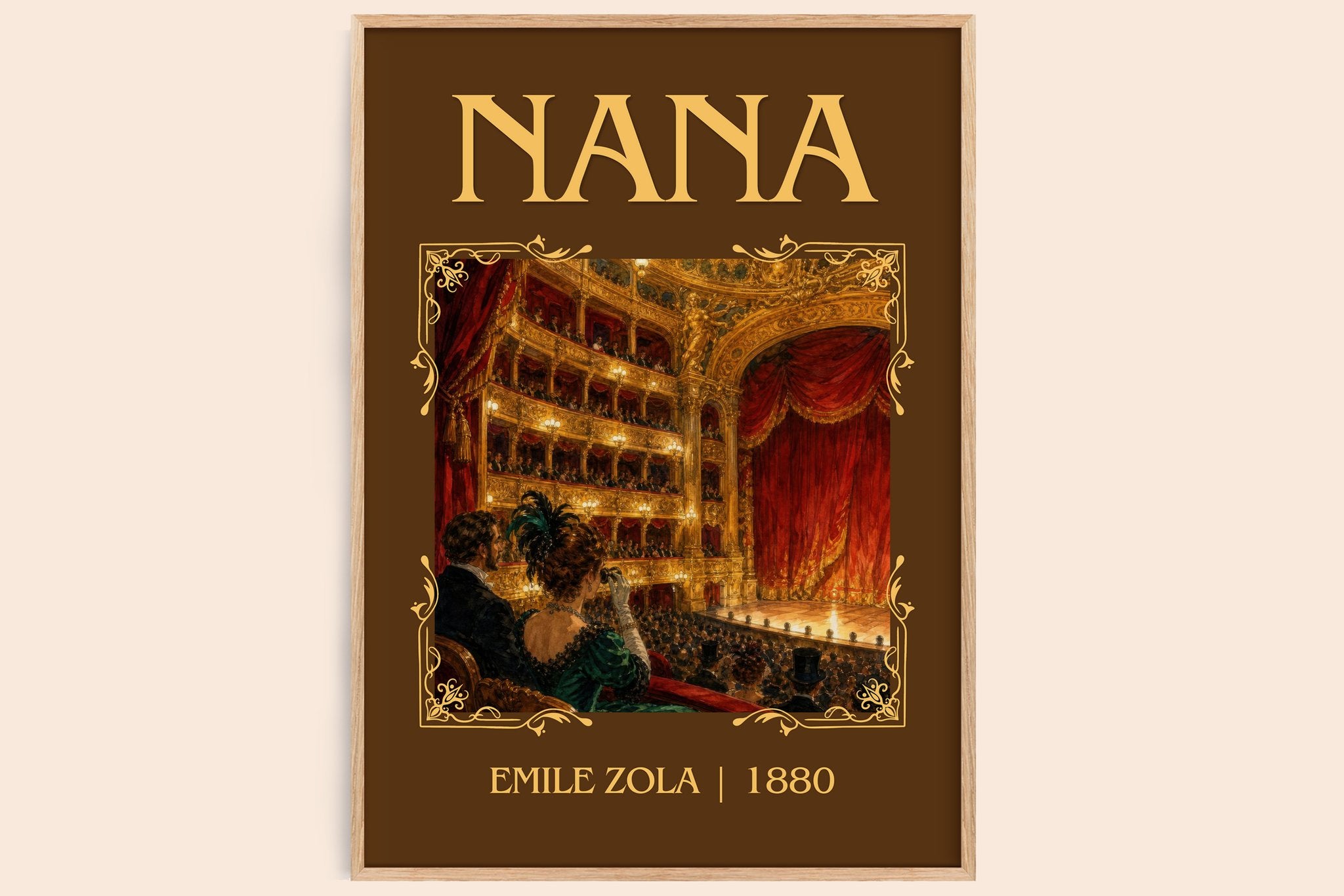 Nana Classic Book Art Print by Émile Zola