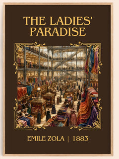 The Ladies' Paradise Classic Book Art Print by Émile Zola – book poster