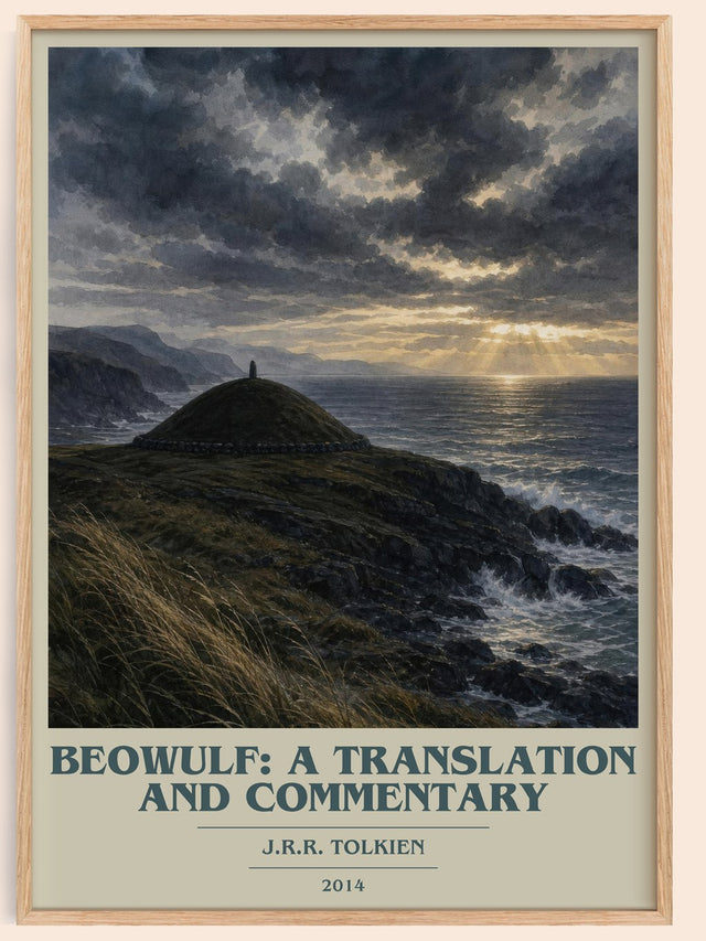 Beowulf: A Translation And Commentary Book Cover Poster by J. Tolkien