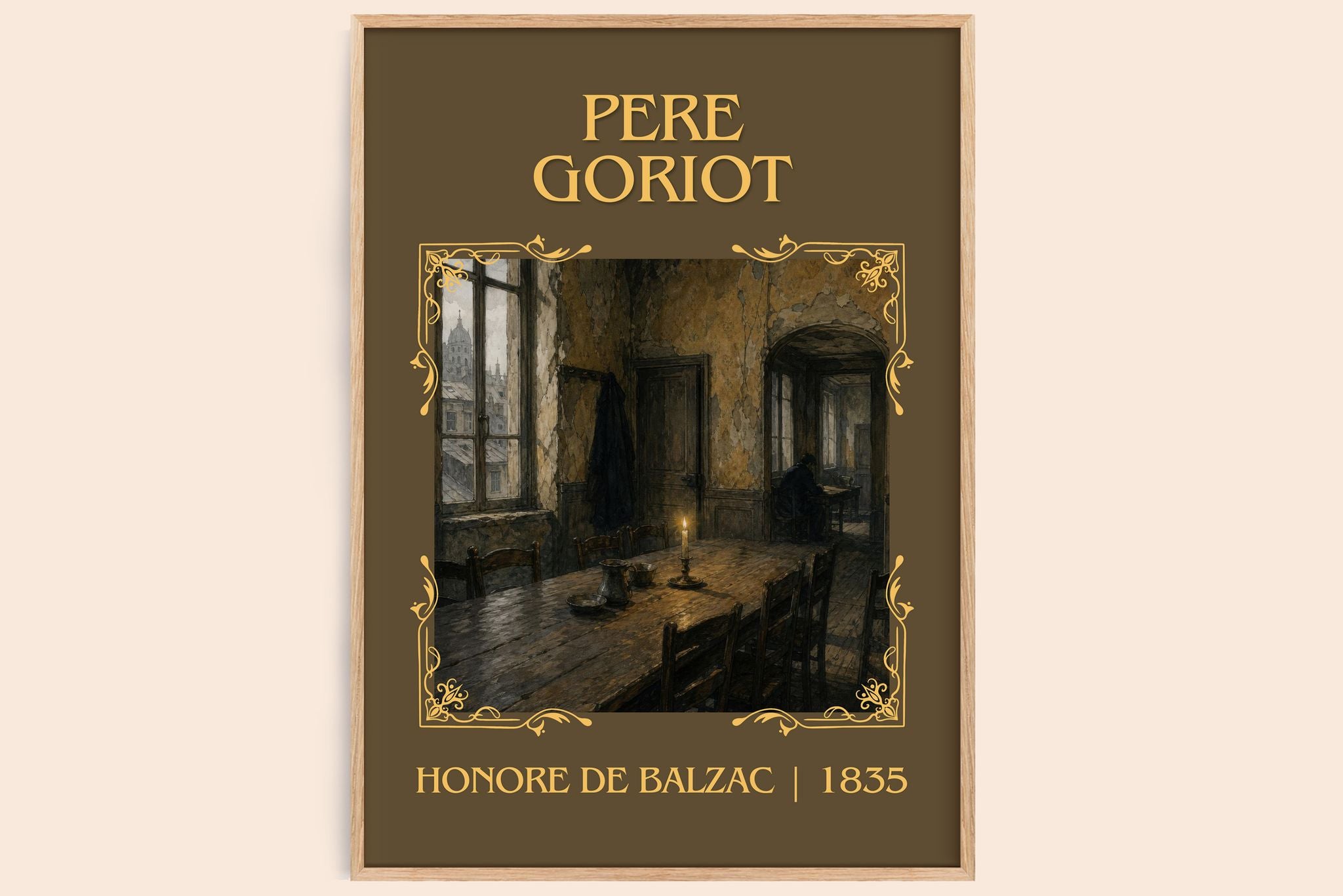 Père Goriot Classic Book Art Print by Honoré de Balzac