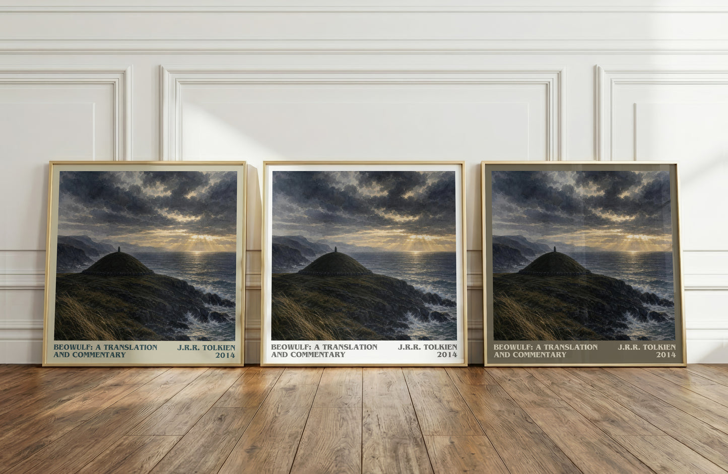 Beowulf: A Translation And Commentary literary art print colour and style options – J.R.R. Tolkien book art