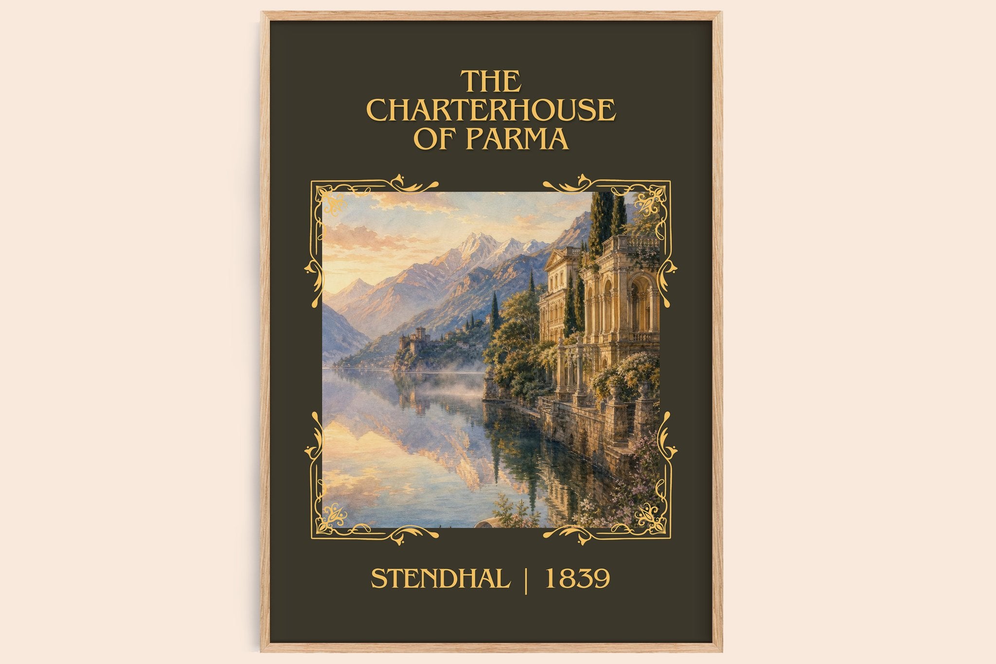The Charterhouse of Parma Classic Book Art Print by Stendhal