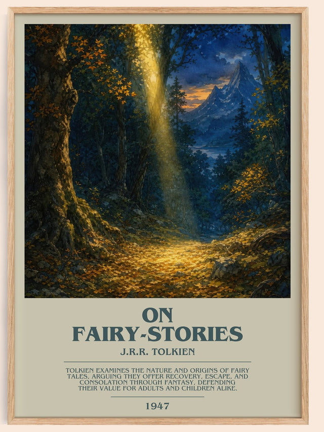 On Fairy-Stories Bookish Wall Art by J.R.R. Tolkien