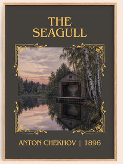 The Seagull Classic Book Art Print by Anton Chekhov – book poster