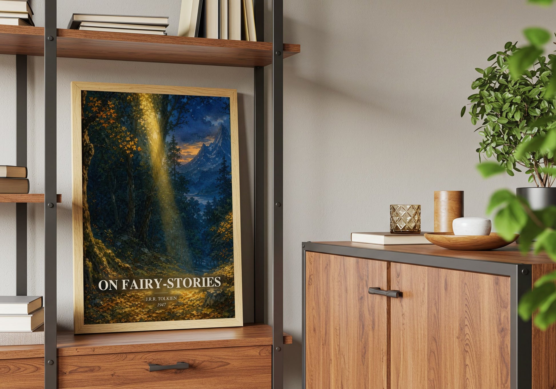 On Fairy-Stories book watercolour illustration paper finish options – matte satin gloss