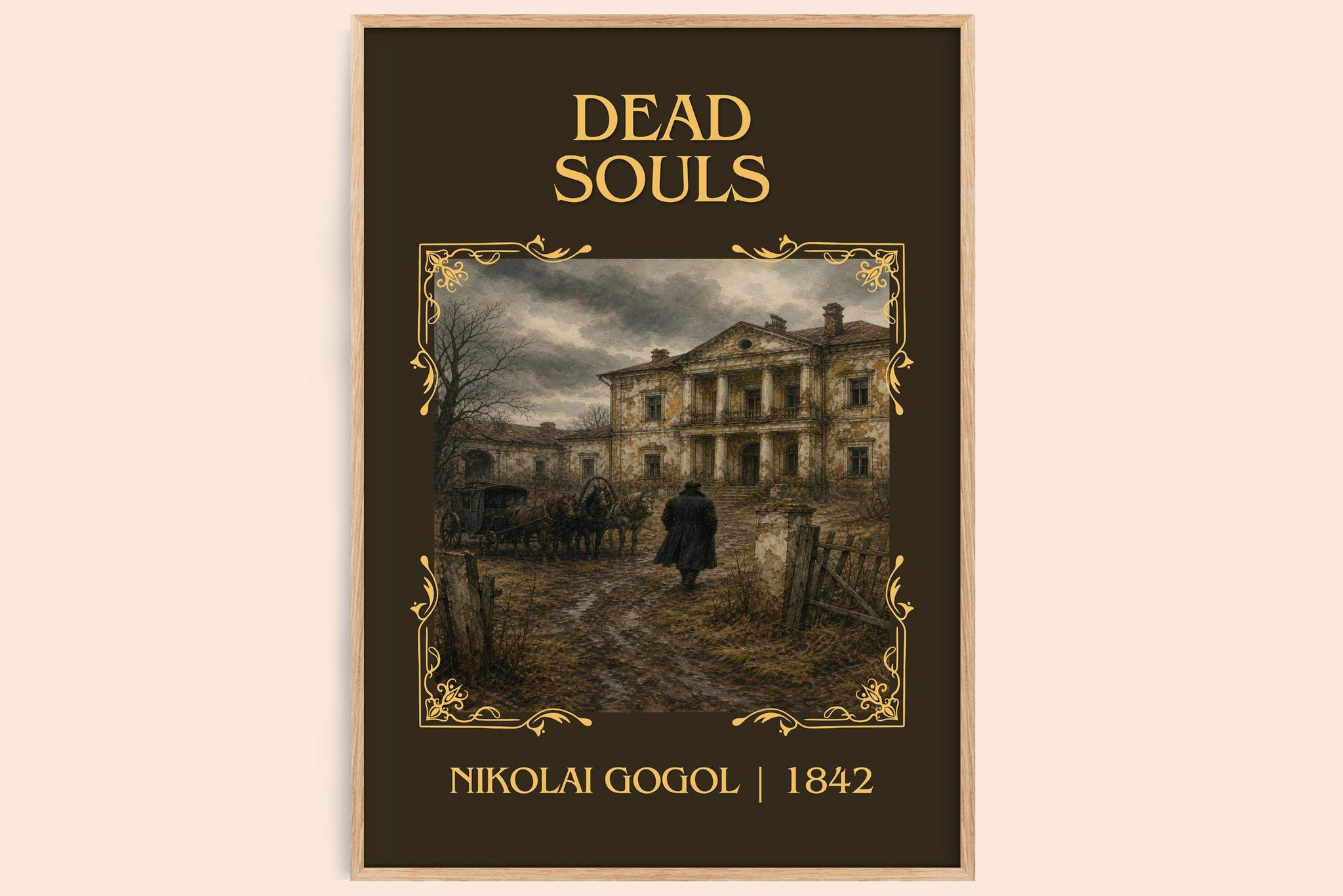 Dead Souls Classic Book Art Print by Nikolai Gogol