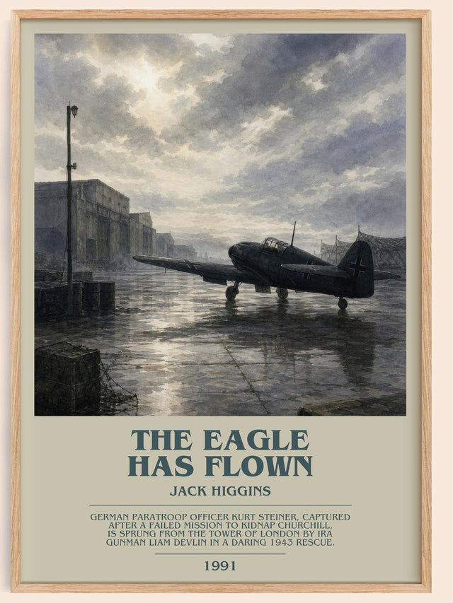 The Eagle Has Flown Bookish Wall Art by Jack Higgins