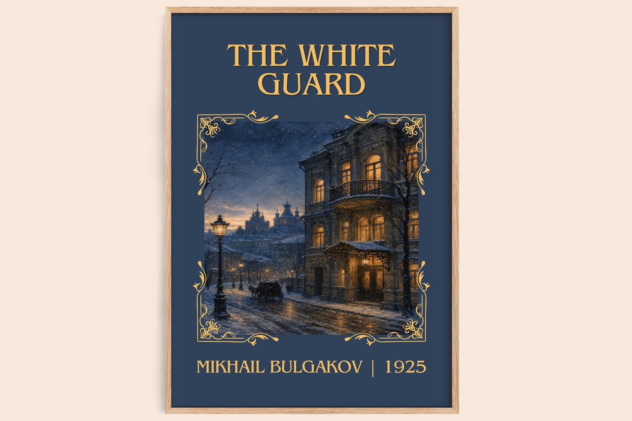 The White Guard Classic Book Art Print by Mikhail Bulgakov