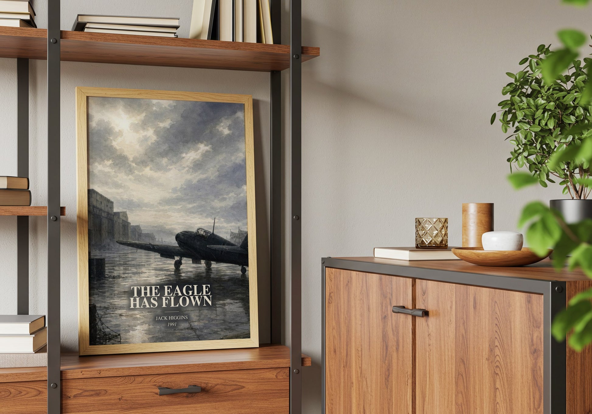 The Eagle Has Flown book watercolour illustration paper finish options – matte satin gloss