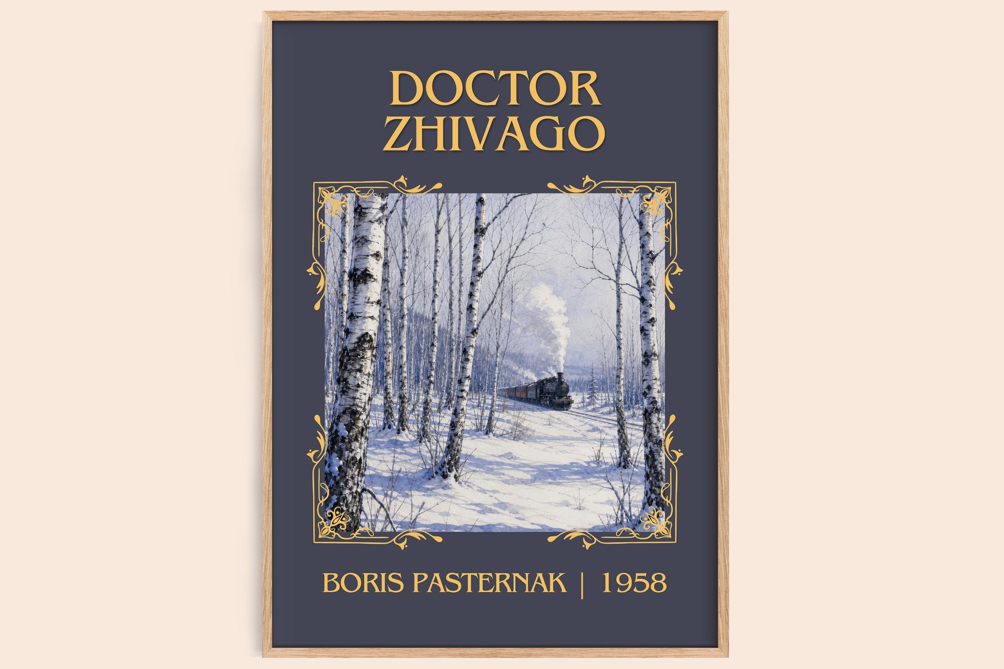 Doctor Zhivago Classic Book Art Print by Boris Pasternak