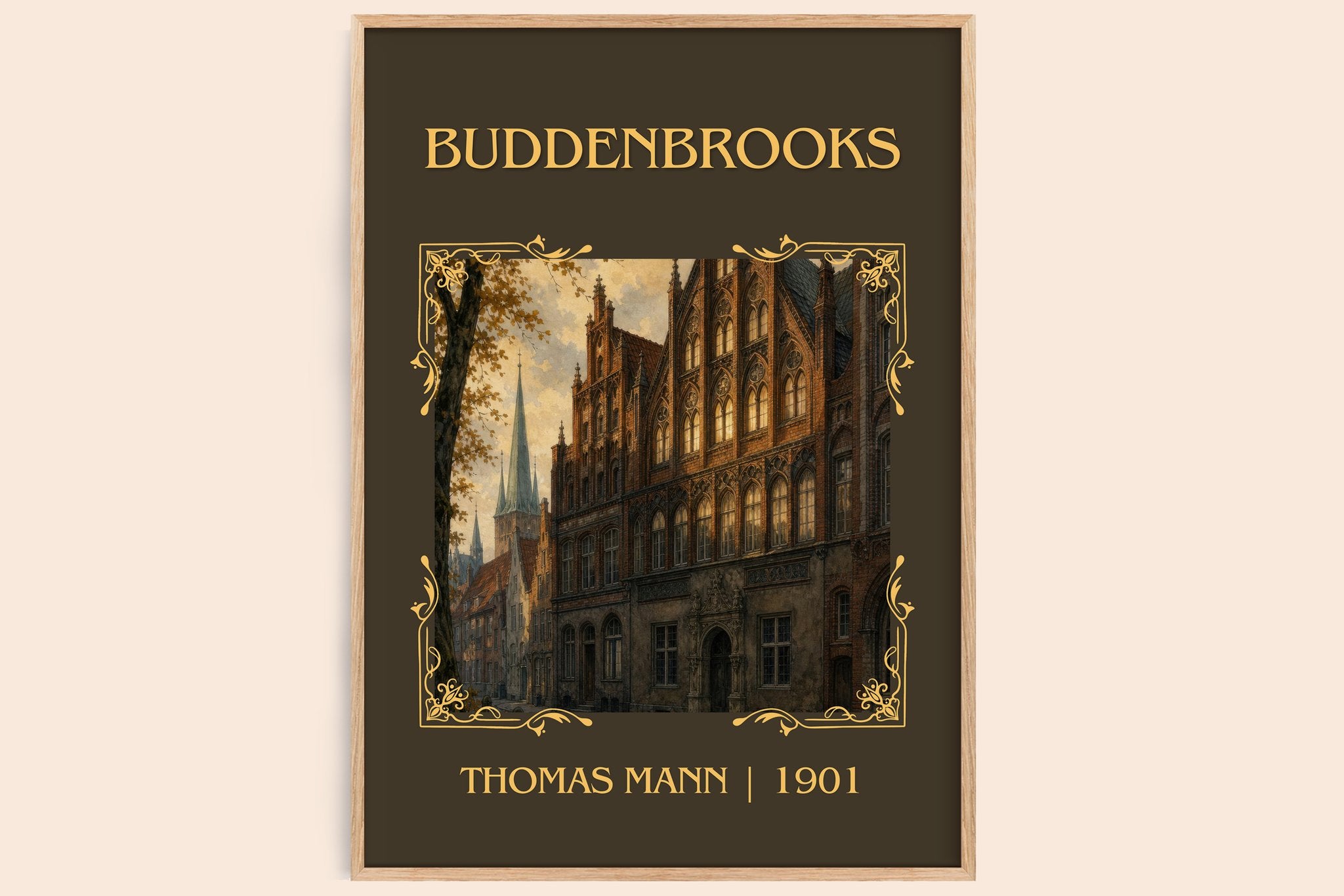 Buddenbrooks Classic Book Art Print by Thomas Mann