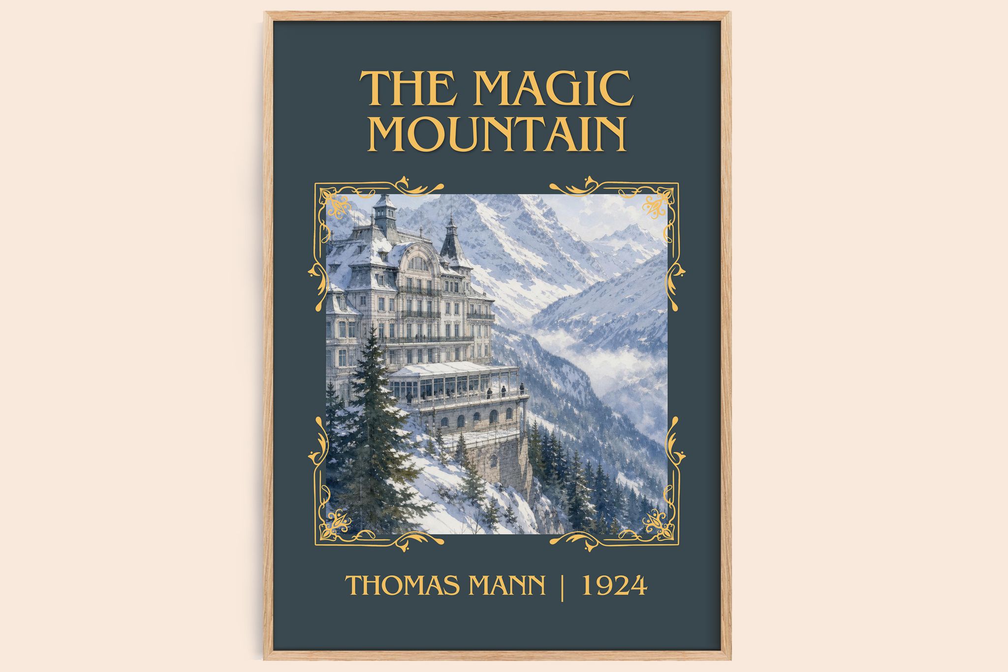 The Magic Mountain Classic Book Art Print by Thomas Mann