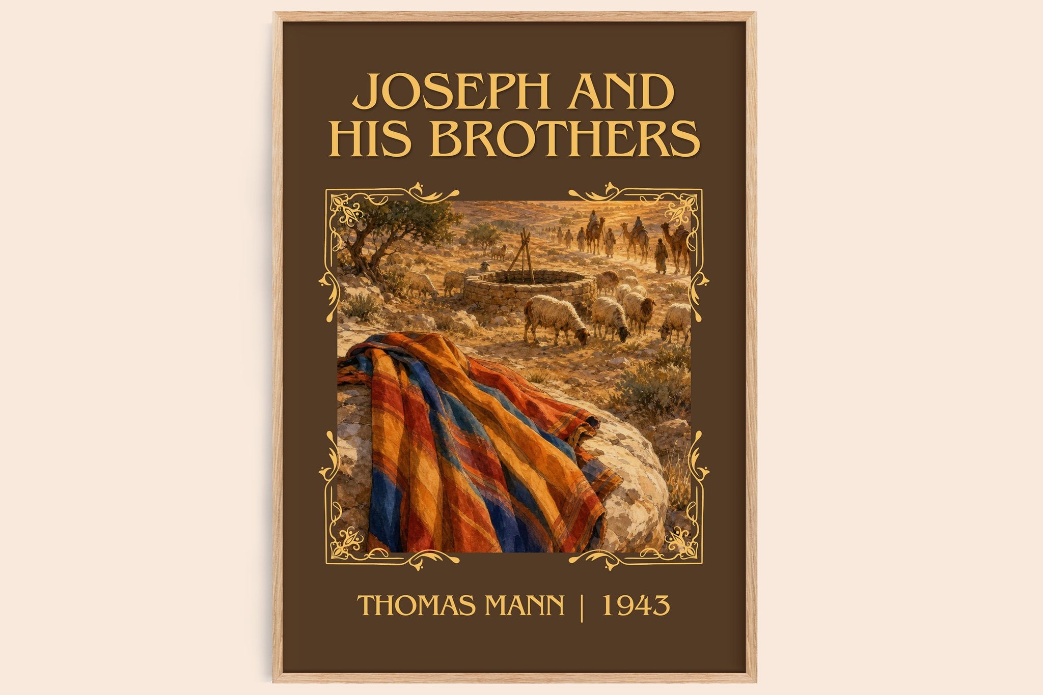 Joseph and His Brothers Classic Book Art Print by Thomas Mann