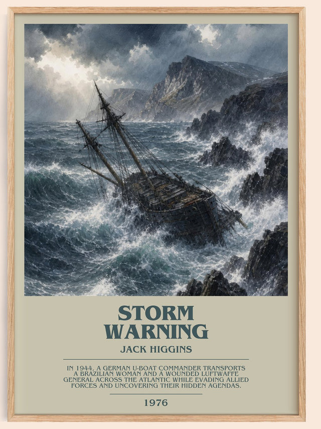 Storm Warning Bookish Wall Art by Jack Higgins