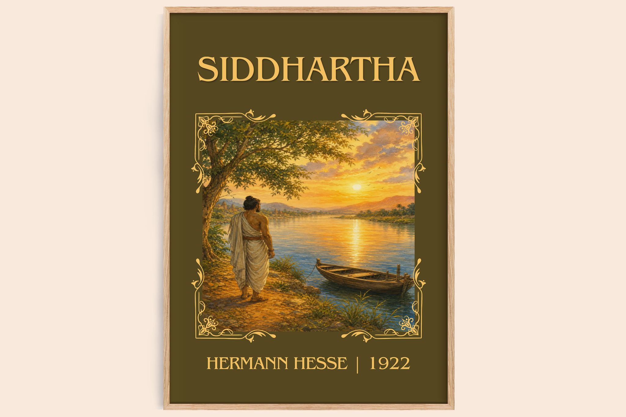 Siddhartha Classic Book Art Print by Hermann Hesse