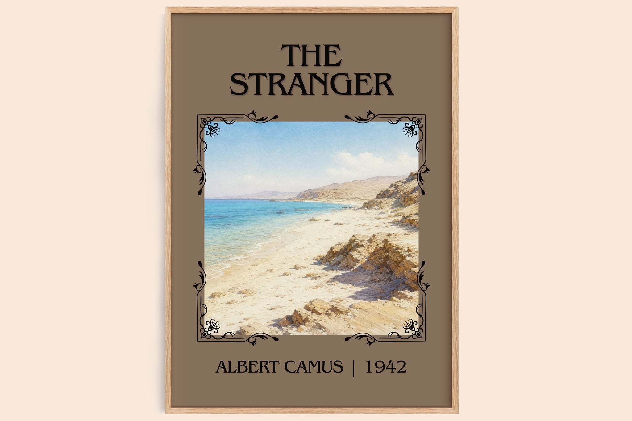 The Stranger Classic Book Art Print by Albert Camus