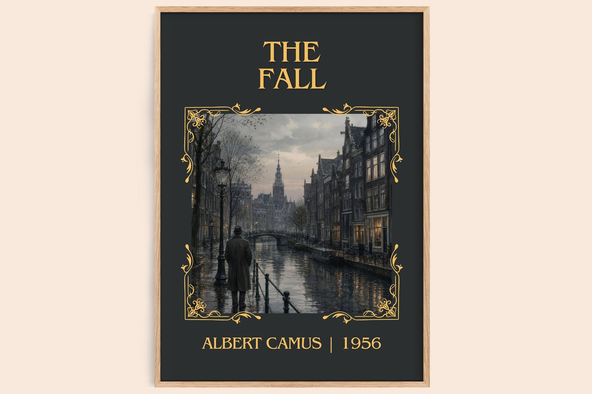 The Fall Classic Book Art Print by Albert Camus