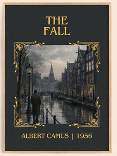 The Fall Classic Book Art Print by Albert Camus – book poster