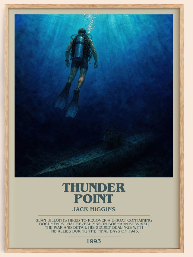 Thunder Point Bookish Wall Art by Jack Higgins