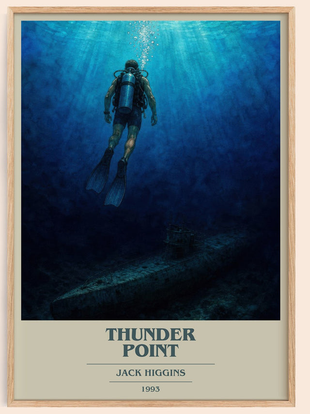 Thunder Point Book Cover Poster by Jack Higgins