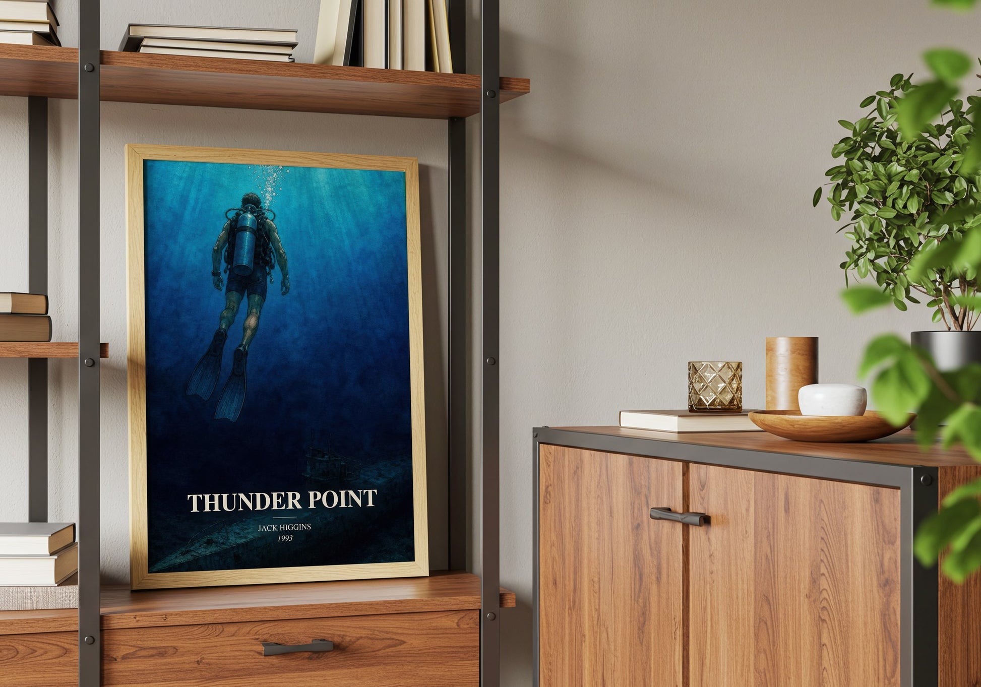 Thunder Point book watercolour illustration paper finish options – matte satin gloss