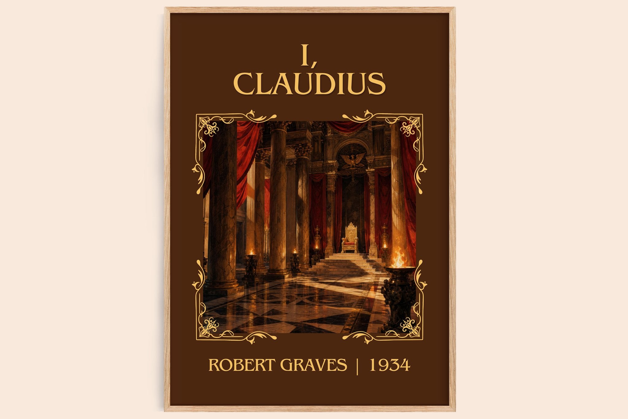 I, Claudius Classic Book Art Print by Robert Graves