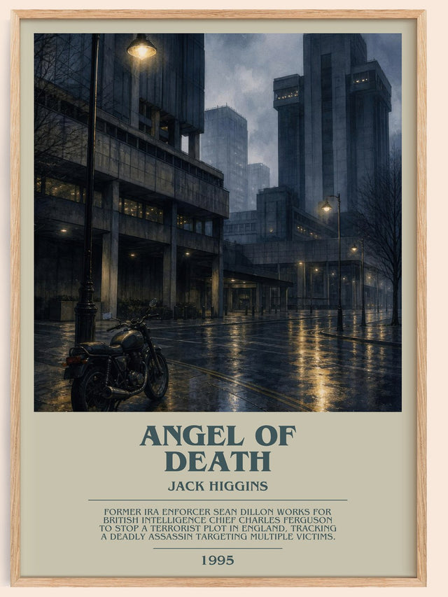 Angel Of Death Bookish Wall Art by Jack Higgins