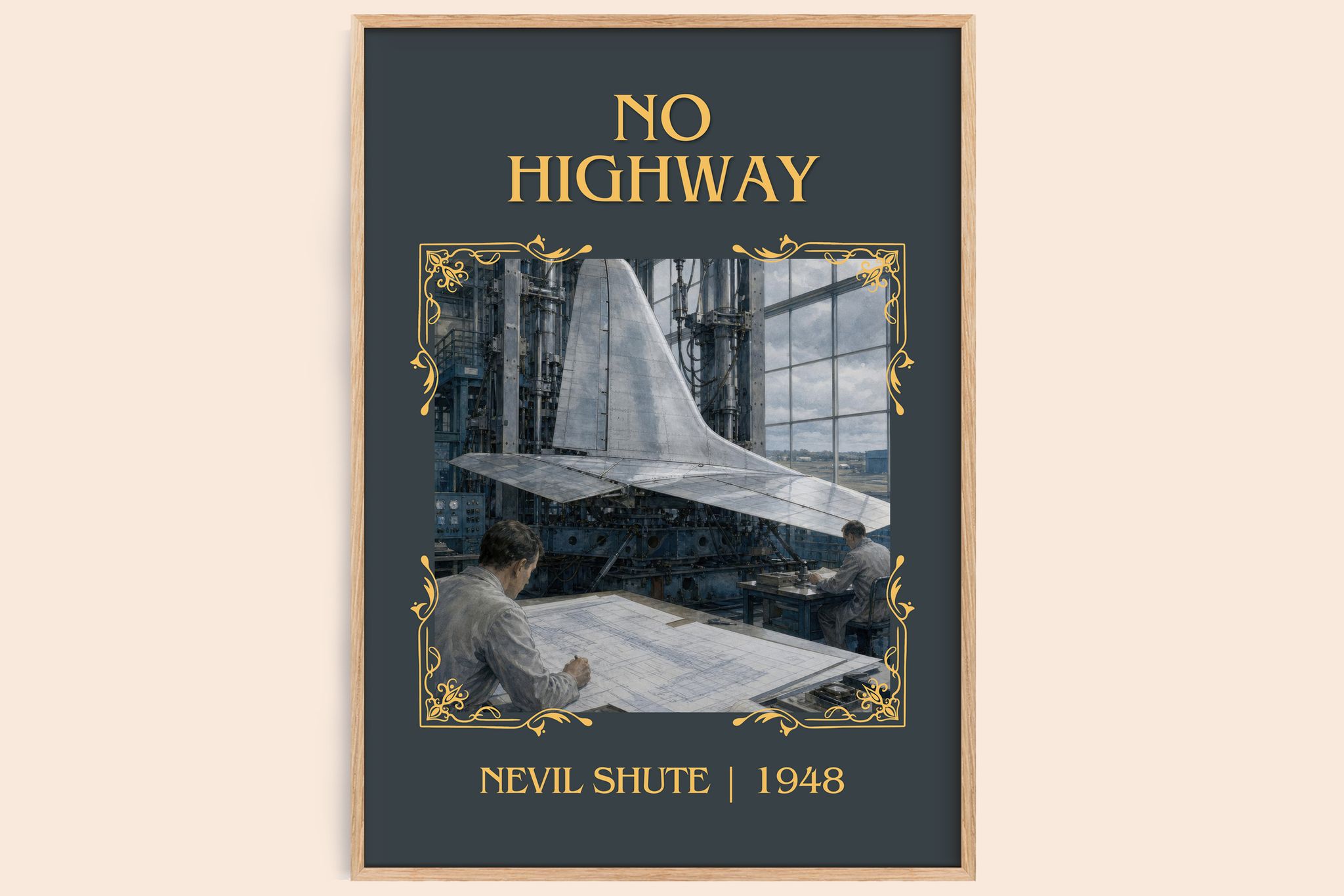 No Highway Classic Book Art Print by Nevil Shute