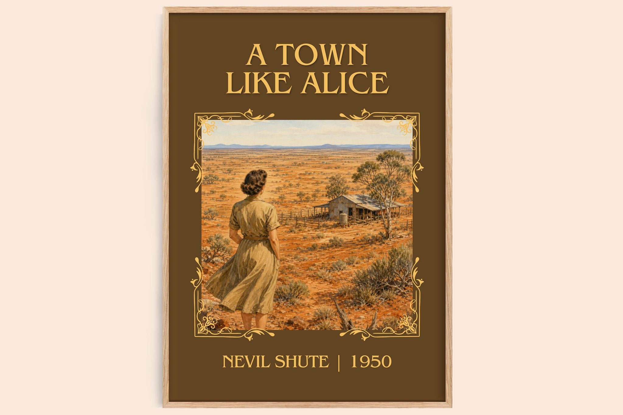 A Town Like Alice Classic Book Art Print by Nevil Shute