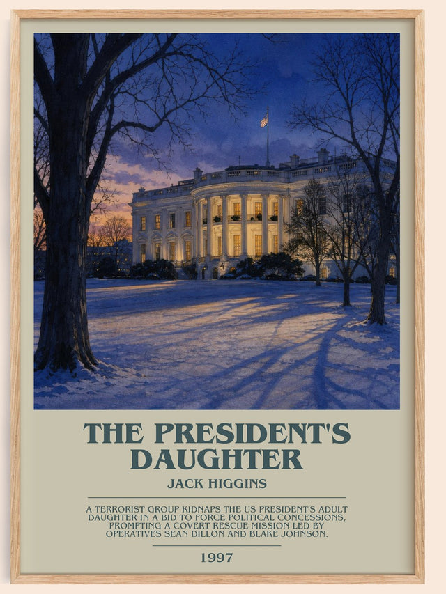The President'S Daughter Bookish Wall Art by Jack Higgins