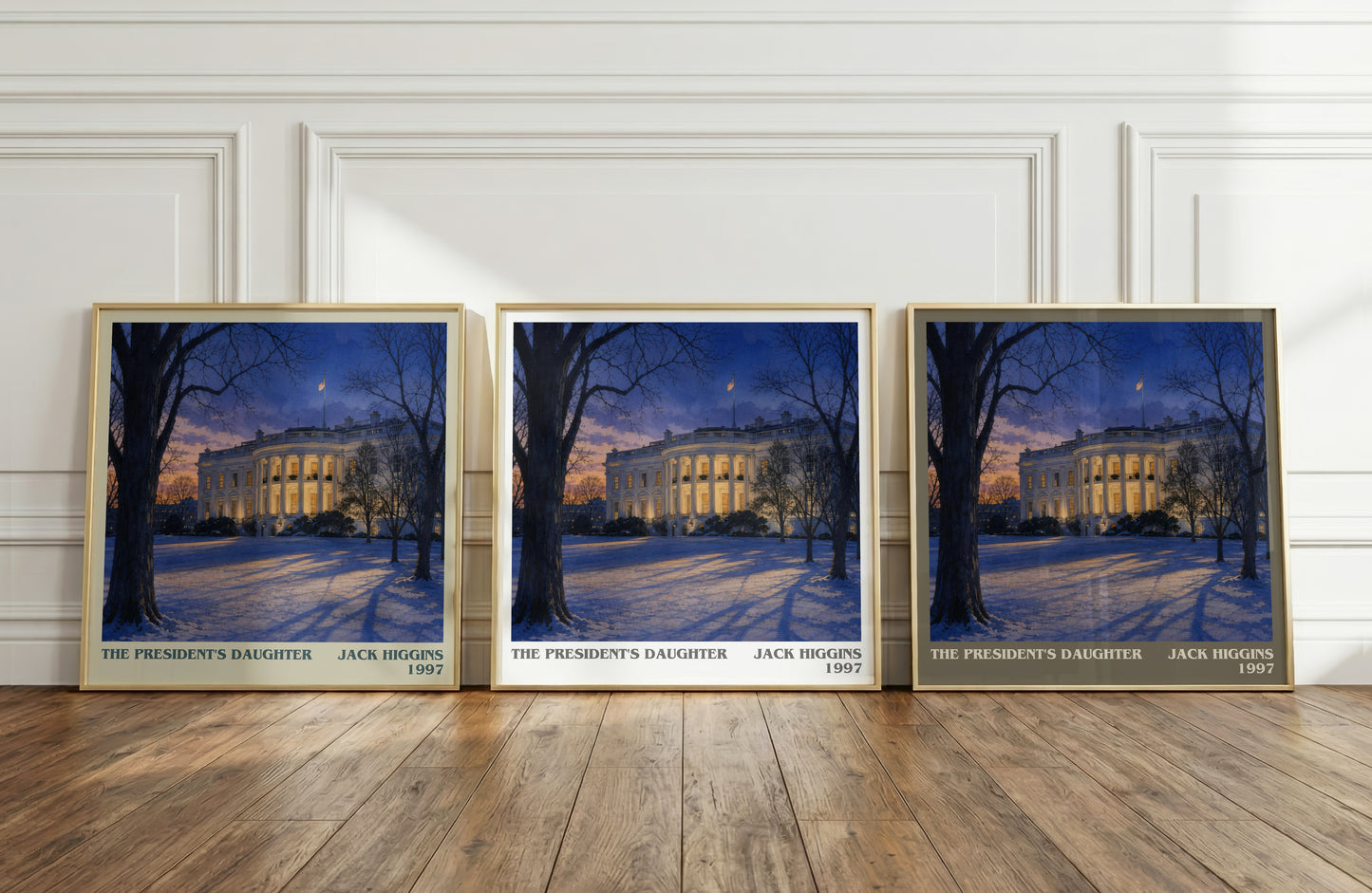 The President'S Daughter literary art print colour and style options – Jack Higgins book art