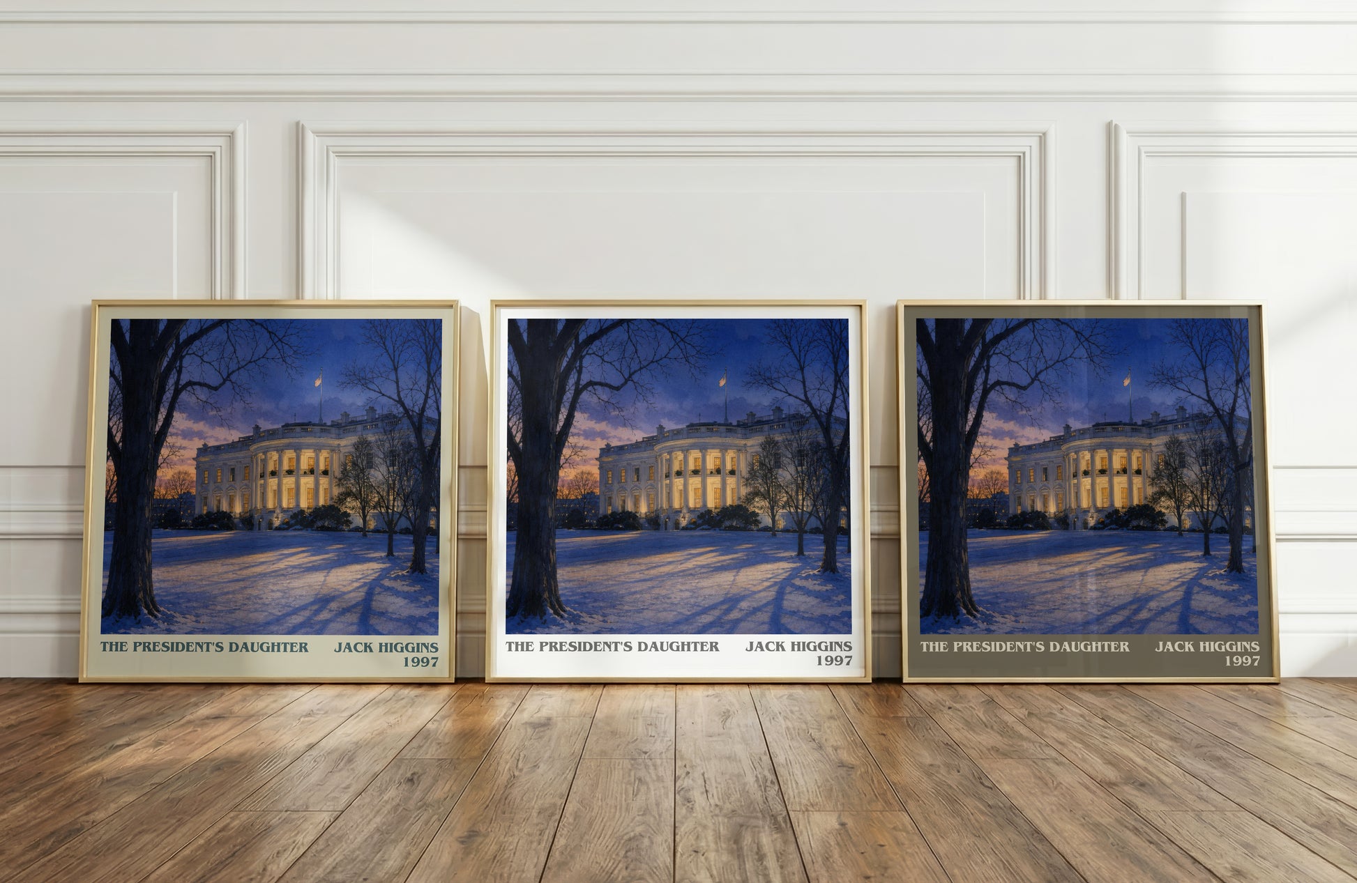 The President'S Daughter literary art print colour and style options – Jack Higgins book art